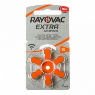 Rayovac Extra A13 - PR48, 6x, Cink-Zračna baterija za...
