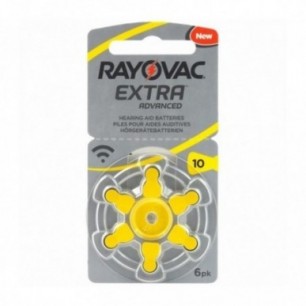 Rayovac Extra A10 - PR70, 6x, Cink-Zračna baterija za...