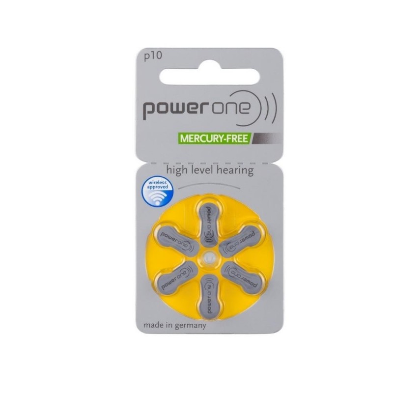 Power One Varta A10 - PR70, 6x, Cink-Zračna...