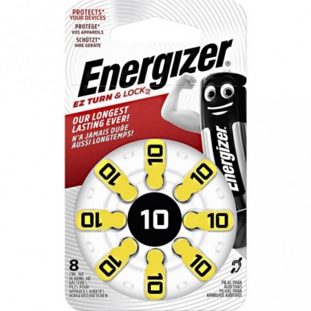 Energizer A10 - PR70, 8x, Cink-Zračna baterija za slušne aparate