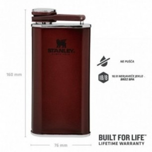 Stanley Classic Wide Mouth Flask 0,23L, Wine Rdeča 2