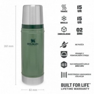 Stanley The Legendary Classic Bottle 0,47L, Hammertone... 2
