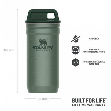 Stanley Set kozarcev + prisrčnica, Hammertone zelena