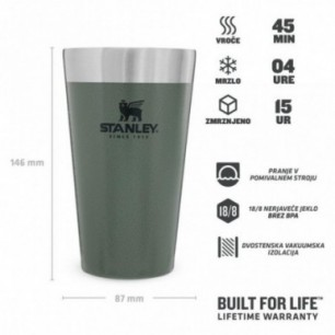 Stanley Izoliran Kozarec 0,47L, Hamertone Zelena 2