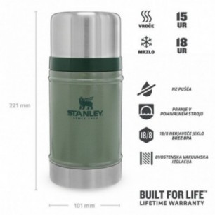 Stanley The Legendary Classic Food Jar 0.70L, Hammertone... 2