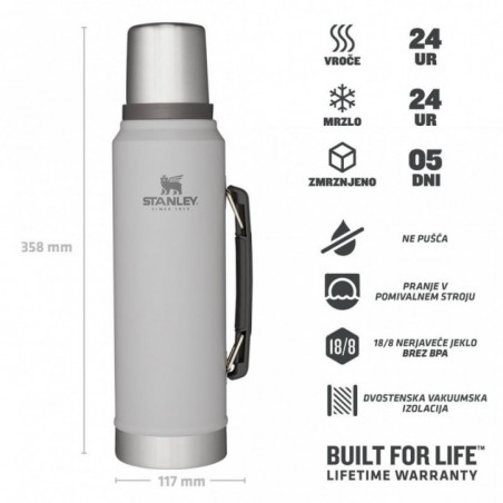 Stanley Classic Bottle 1L, Ash
