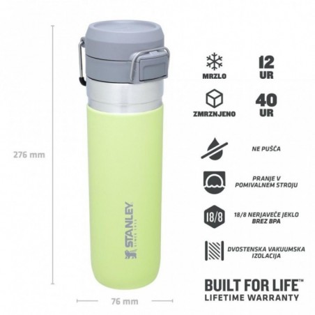 Stanley Quick Flip Water Bottle 0.7L, Citron