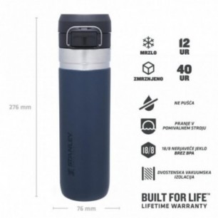 Stanley Quick Flip Water Bottle 0.7L, Abyss 2