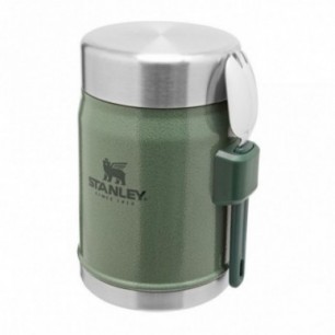 Stanley Classic Food Jar + Spork 0.4L, Hammertone Zelena,...