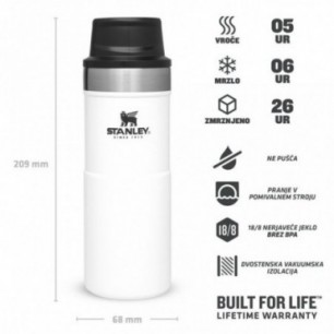 Stanley Classic Trigger Travel Mug 0,35L, Polar Bela,... 2