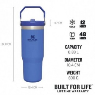 Stanley kozarec The IceFlow Flip Straw Tumbler, 0,89l, Iris 2