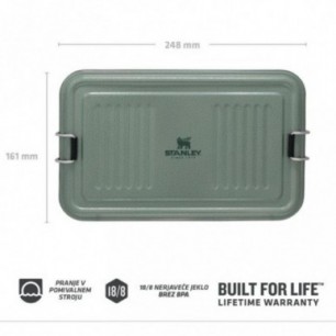 Stanley The Useful Classic Box 1.1L, Hammertone Zelena 2