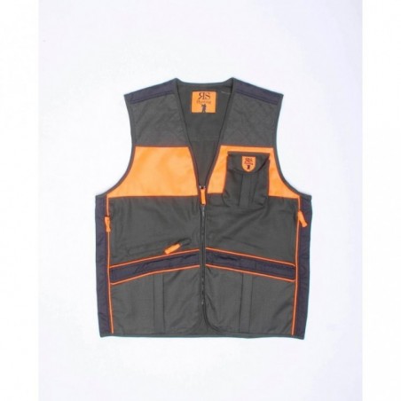 TELOVNIK- BREZROKAVNIK DVOBARVEN OJAČAN S KEVLAR NAŠITKI-LV850